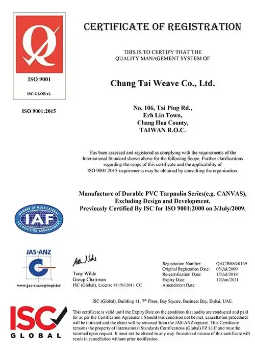 CHANG TAI WEAVE CO., LTD.